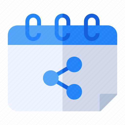 Appointment, calendar, connection, date, network, schedule, share icon - Download on Iconfinder