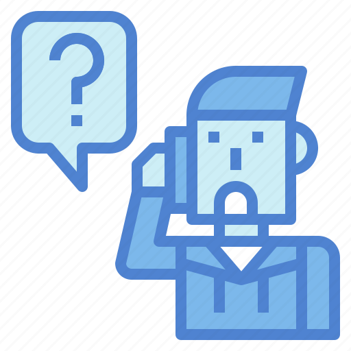 Call, man, phone, question icon - Download on Iconfinder