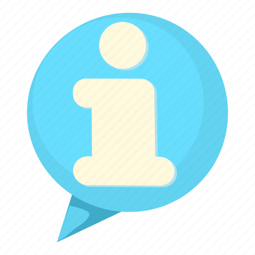 Bubble, cartoon, chat, discussion, i, information, speak icon - Download on Iconfinder