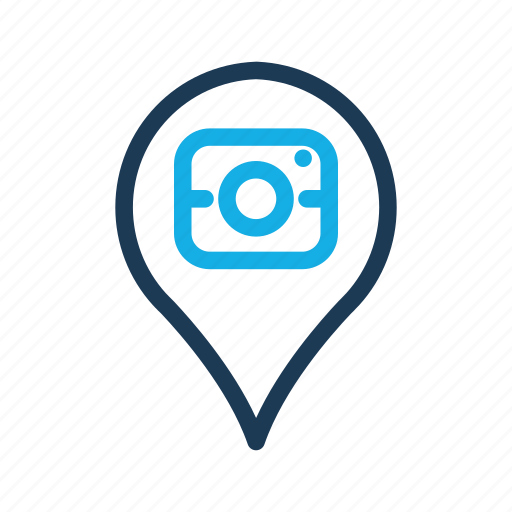 Camera, location, social media icon - Download on Iconfinder