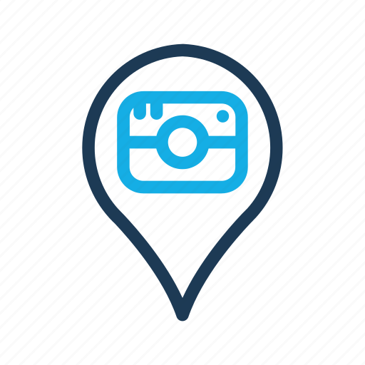 Camera, location, social media icon - Download on Iconfinder