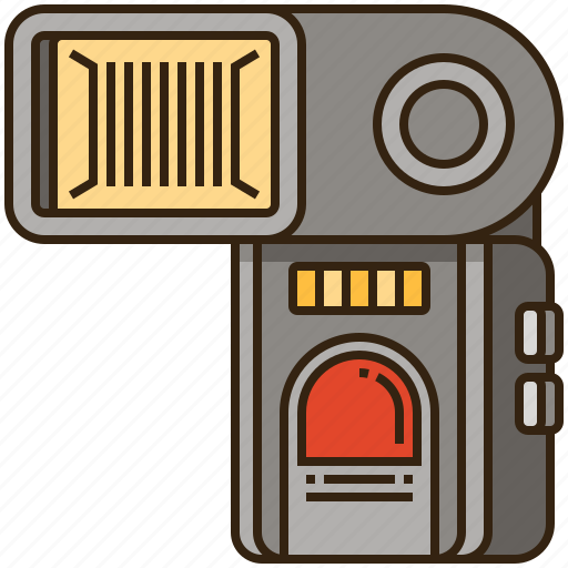 Camera, equipment, flash, photographer, photography icon - Download on Iconfinder
