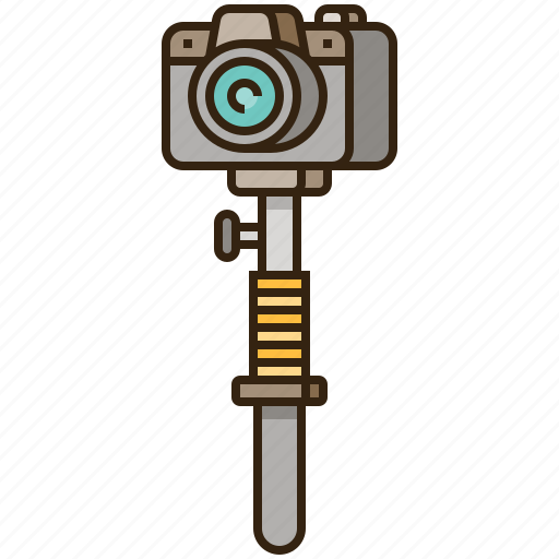 Camera, equipment, photo, selfie, stick icon - Download on Iconfinder