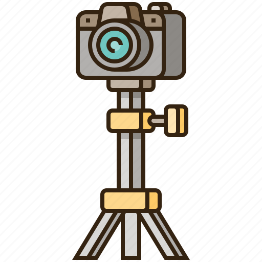 Camera, equipment, photography, stand, tripod icon - Download on Iconfinder