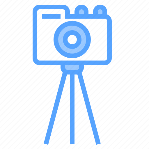Beauty, camera, digital, flash, happy, photo, tripod icon - Download on Iconfinder