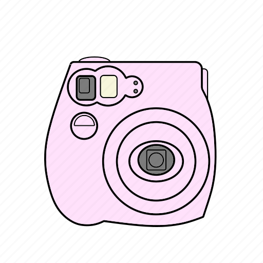 Capture, film, istant, photo, pink, polariod, selfie icon - Download on Iconfinder