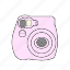 capture, film, istant, photo, pink, polariod, selfie 