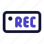 rec, video, recording, camera, record 