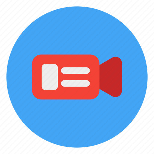 Video, recorder, camera, film, movie icon - Download on Iconfinder