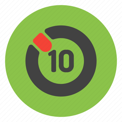 Timer, ten, time, countdown icon - Download on Iconfinder
