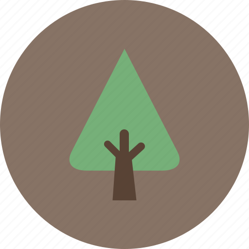 Camping, green, illustration, nature, pine, tree, triangle icon - Download on Iconfinder