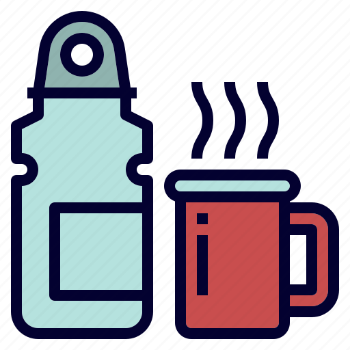 Bottle, coffee, cup, hot, water icon - Download on Iconfinder