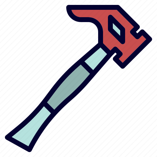 Camping, construction, engineer, gear, hammer icon - Download on Iconfinder