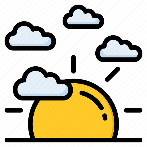 Cloud, sun, sunrise, sunset icon - Download on Iconfinder