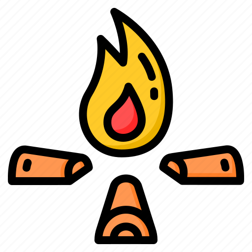 Bonfire, campfire, fire, flame icon - Download on Iconfinder