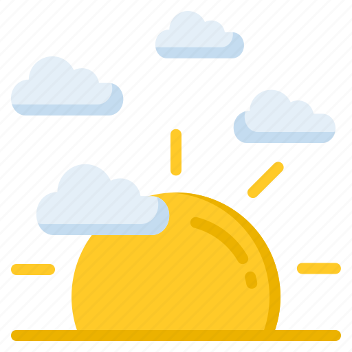Cloud, rising, sun, sunrise, sunset icon - Download on Iconfinder