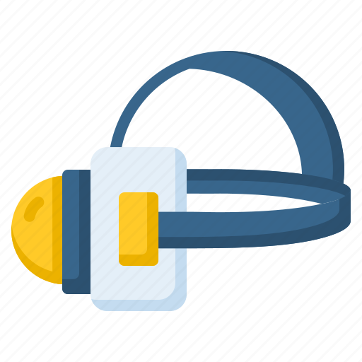 Camp lighting, head lamp, headlamp icon - Download on Iconfinder
