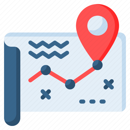Direction, map, road, route icon - Download on Iconfinder
