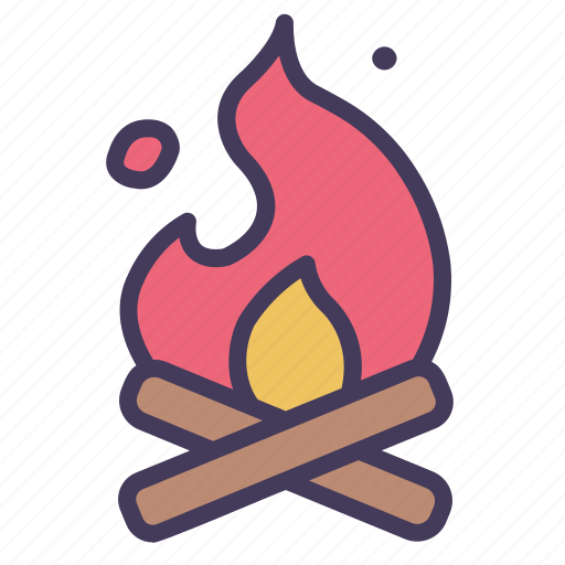 Bonfire, campfire, burn, fire icon - Download on Iconfinder