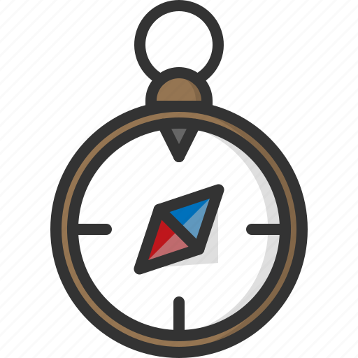 Camping, compass, direction, hiking, map, navigation, pointer icon - Download on Iconfinder