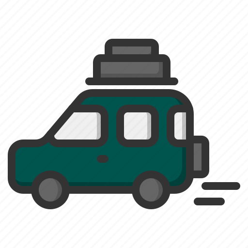 Camp, camping, car, family, travel, vehicle icon - Download on Iconfinder