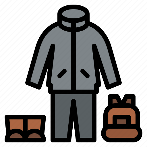 Camping, suit, cloth, outdoor icon - Download on Iconfinder