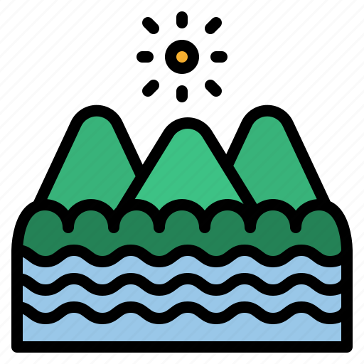 Mountain, nature, landscape, camping icon - Download on Iconfinder