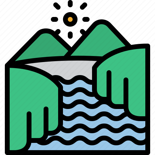 River, nature, landscape, ourdoor icon - Download on Iconfinder