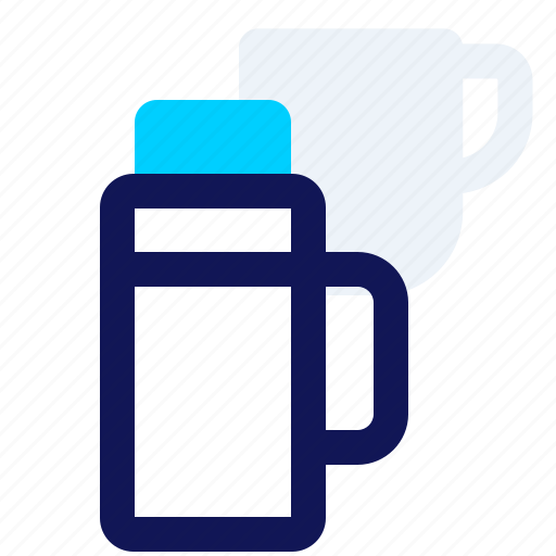 Thermos, drink, bottle, beverage, hot water, coffee icon - Download on Iconfinder