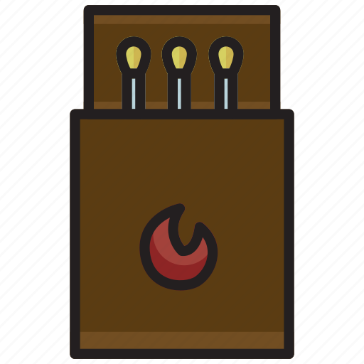 Match, camping, match box, outdoor, adventure, outdoors icon - Download on Iconfinder