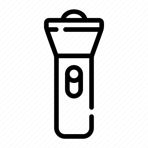 Flashlight, light, flash, lamp, electric, night, camping icon - Download on Iconfinder