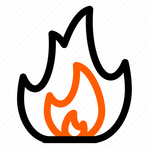 1, fire, bonfire, campfire, flame, hot icon - Download on Iconfinder