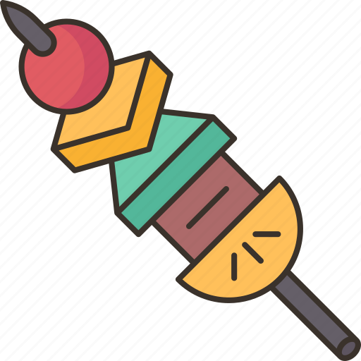 Barbeque, skewer, food, grill, picnic icon - Download on Iconfinder