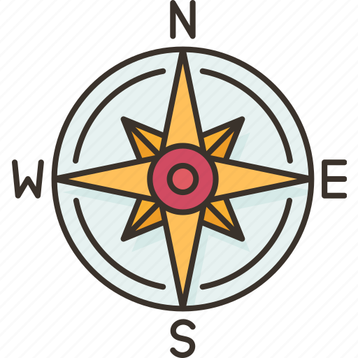 Compass, north, direction, navigation, expedition icon - Download on Iconfinder