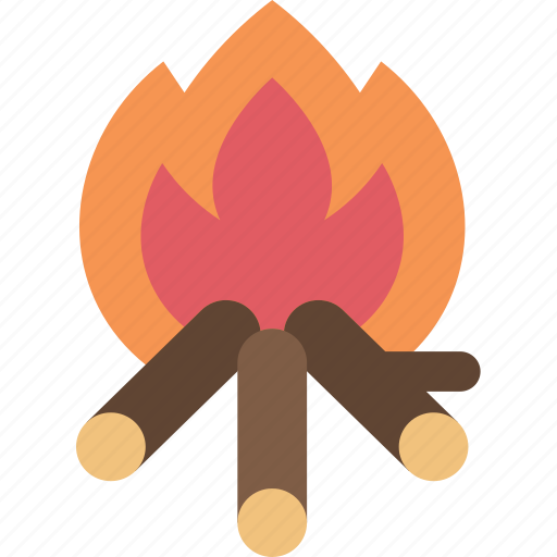 Campfire, fire, bonfire, camping, night icon - Download on Iconfinder