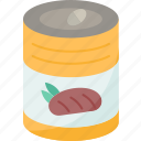 canned, food, meal, preserve, camping