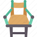 chair, seat, camping, picnic, outdoor