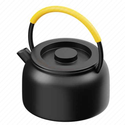 Kettle, tea, kitchen, teapot, hot, pot, drink 3D illustration - Download on Iconfinder