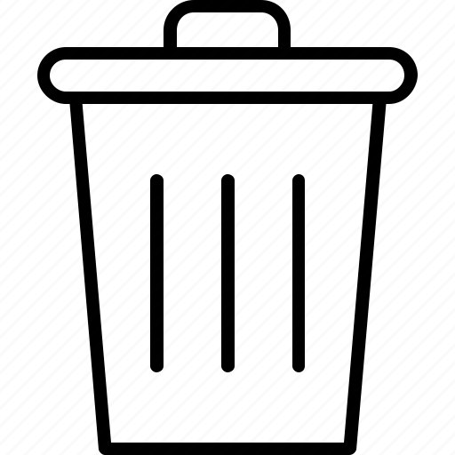Trash, can, delete, recycle, remove, throw, away icon - Download on Iconfinder