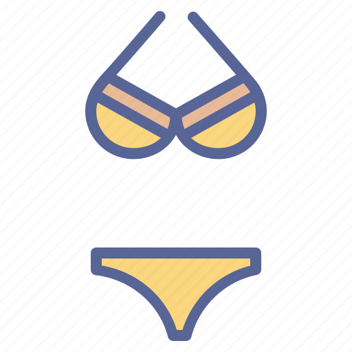 Beach, bikini, innerwear, lingerie icon - Download on Iconfinder