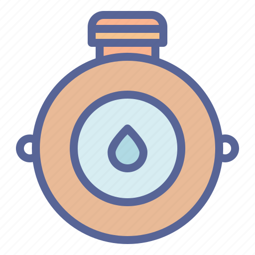 Camping, drink, flask, water icon - Download on Iconfinder