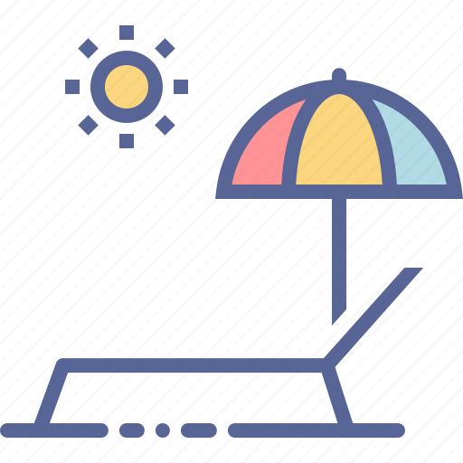 Sunbath, tanning, umbrella, vacation icon - Download on Iconfinder