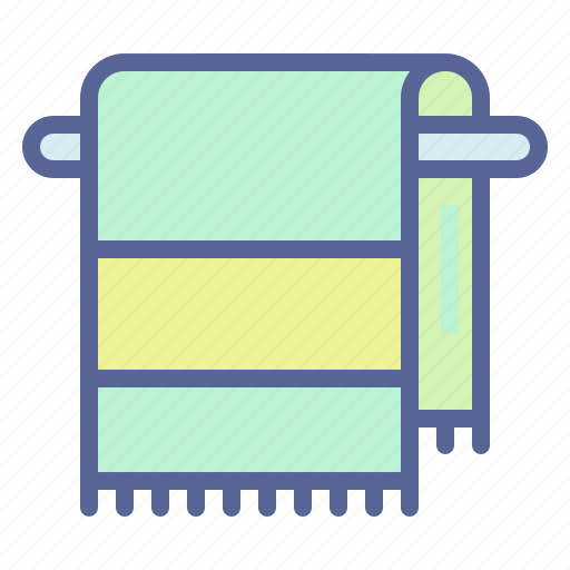 Bath, hanger, hotel, towel icon - Download on Iconfinder