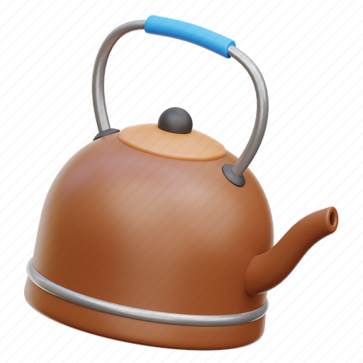 Kettle, teapot, tea, drink, coffee, pot 3D illustration - Download on Iconfinder