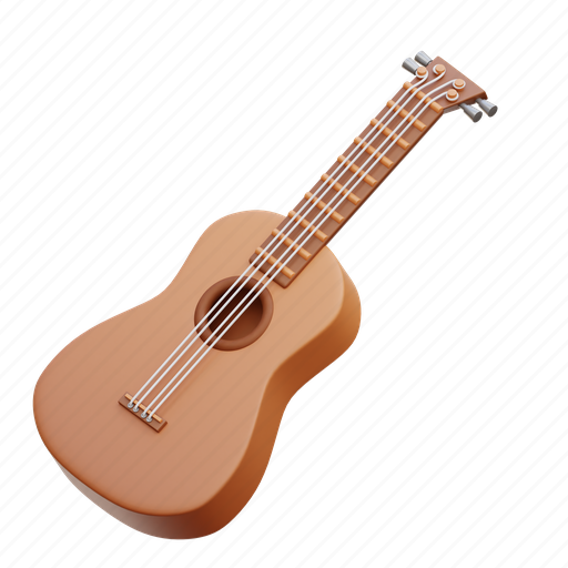 Ukulele, music, guitar, instrument, audio 3D illustration - Download on Iconfinder