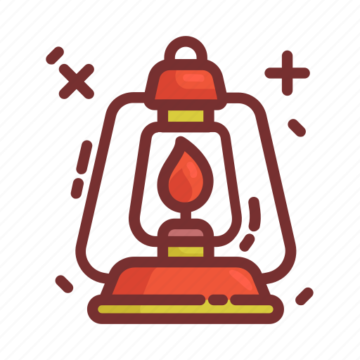 Camp, camping, fire, hiking, lantern icon - Download on Iconfinder
