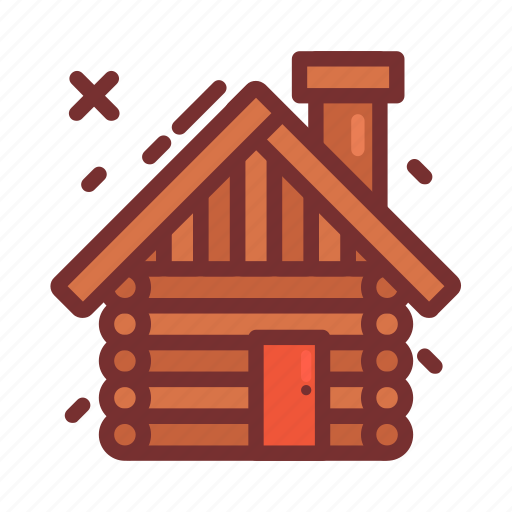 Cabin, camping, house, log, wood icon - Download on Iconfinder