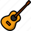 guitar, melody, classical, lineart, bold, acoustic, travel 