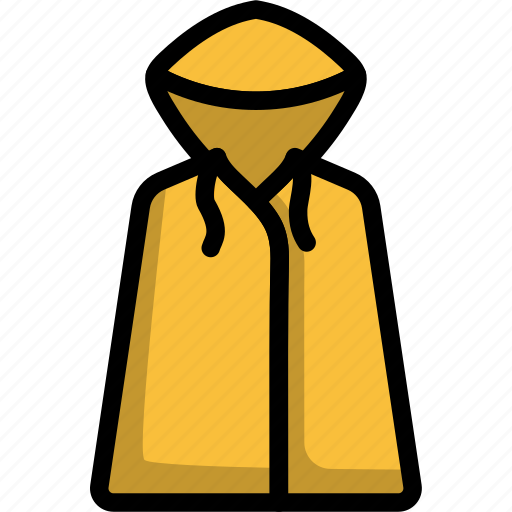 Raincoat, weather, autumn, bold, travel, camp, camping icon - Download on Iconfinder
