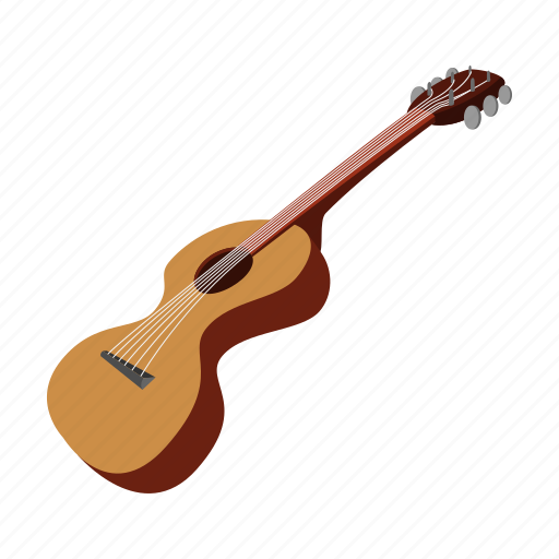 Acoustic, cartoon, classic, guitar, music, rock, string icon - Download on Iconfinder